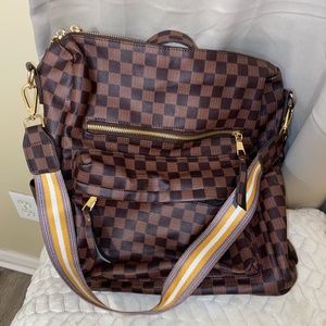 Checkered Backpack